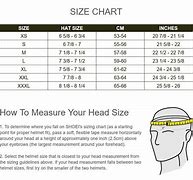 Image result for Shoei Sizing Chart