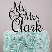 Image result for Acrylic Cake Topper