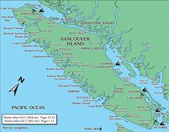 Image result for Map of West Coast Seattle and Vancouver