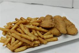 Image result for Chicken Strips and French Fries