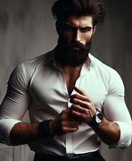 Image result for Attractive Man Dark Hair Green Eyes Beard