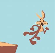 Image result for Wile E. Coyote Hits a Cliff