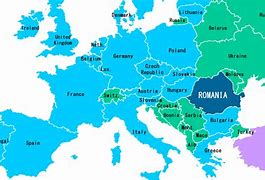 Image result for Romania European Map