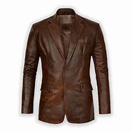 Image result for brown leather blazer