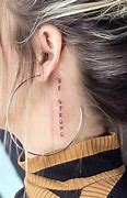 Image result for Neck Name Tattoos