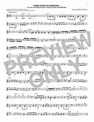 Image result for The Simpsons Theme Sheet Music