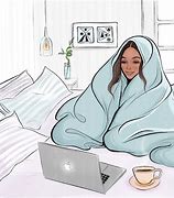 Image result for Lazy Girl Drawing