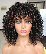 Image result for Medium Curly Wigs for Black Women