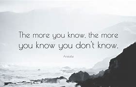 Image result for The More You Knew