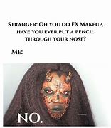 Image result for Halloween Cosmetics Meme