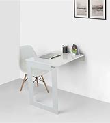 Image result for White Wall Mounted Table