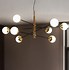 Image result for Black Brass Sputnik Chandelier