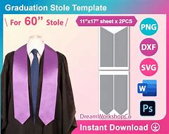 Image result for Graduation Stole Template