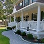 Image result for Front Porch with Walkway Fence