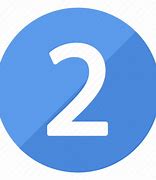 Image result for Number 2 Blue Circle