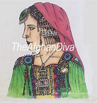 Image result for Afghan Dress Drawing