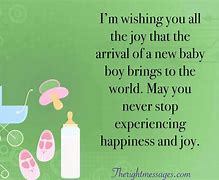 Image result for Baby Boy Congrats Message