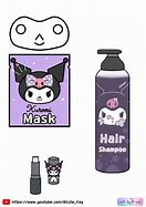 Image result for Kuromi Blind Bag Cut Out