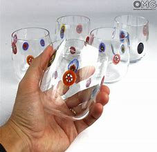 Image result for Murano Millefiori Drinking Glasses