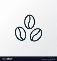 Image result for Coffee Bean BW Vector