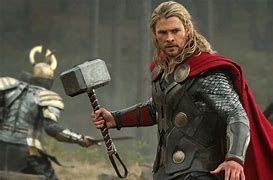 Image result for Thor Holding Mjolnir