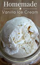 Image result for Homemade Vanilla Ice Cream