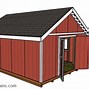 Image result for 16 X 20 Shed Kits