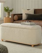 Image result for Living Room Storage Ottoman with Drawers