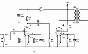 Image result for Simple Tube Amp Schematic