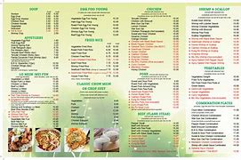 Image result for Pan Pan Wok Menu