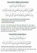 Image result for Doa Mula Dan Akhir Kerja