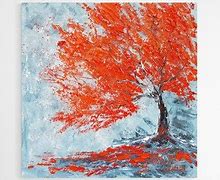 Image result for Red Tree Painting