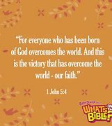 Image result for 1 John 5 Verse 4