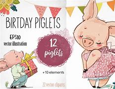 Image result for Piglet Birthday