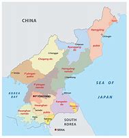 Image result for north korea map