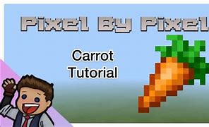 Image result for Minecraft Carrot Pixel Art