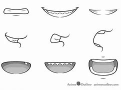 Image result for Anime Sharp Teeth Smile Mask