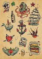 Image result for Old Pirate Tattoos