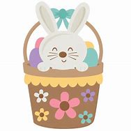 Image result for Easter Bunny with Basket Clip Art