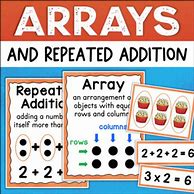 Image result for Repeated Addition and Arrays Worksheet