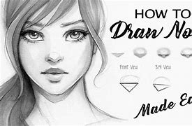 Image result for Shaded Nose Drawing