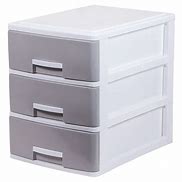 Image result for Plastic Storage Containers with Drawers