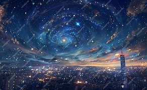 Image result for Anime Galaxy Sky