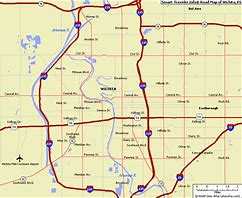 Image result for Map of Wichita Kansas 20 Mile Radius