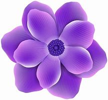 Image result for Purple Flower Clip Art No Background