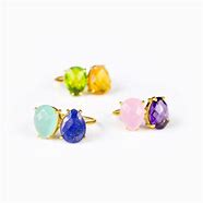 Image result for Two Stone Birthstone Rings