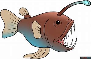 Image result for Angler Fish Draw