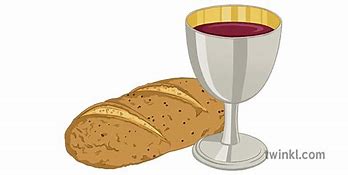 Image result for Holy Eucharist Bread and Wine