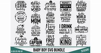 Image result for Baby Boy SVG Black and White