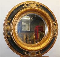 Image result for Black and Gold Round Mirror